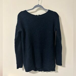 Topshop oversized sweater with zipped back